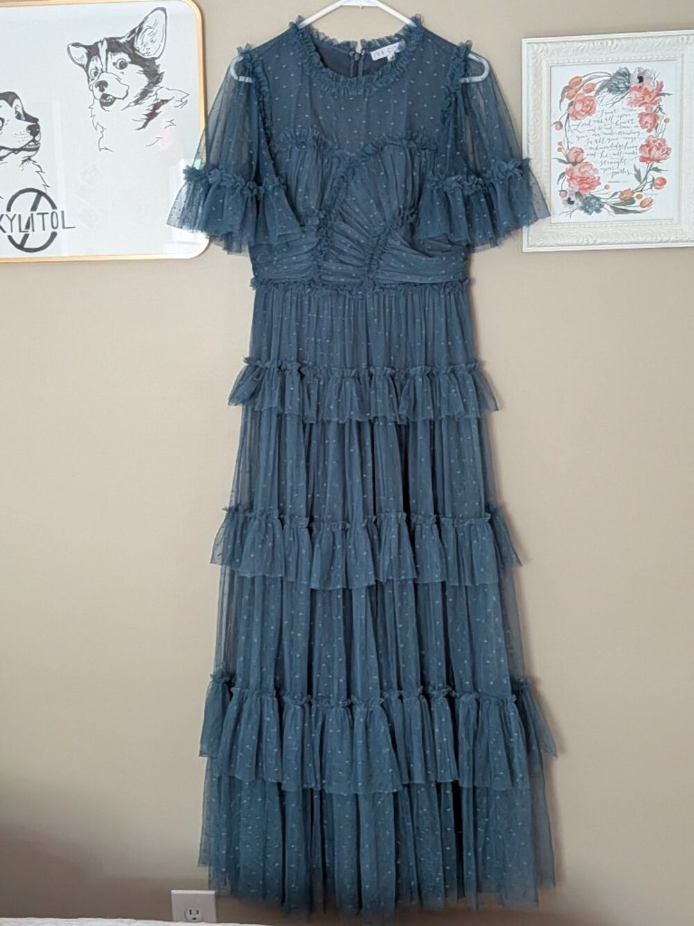 Light Blue Whimsical Ivy City Co. Dress - Picture 3 of 10